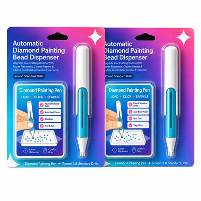 Drillora® Automatic Diamond Painting Bead Dispenser Pen 💎