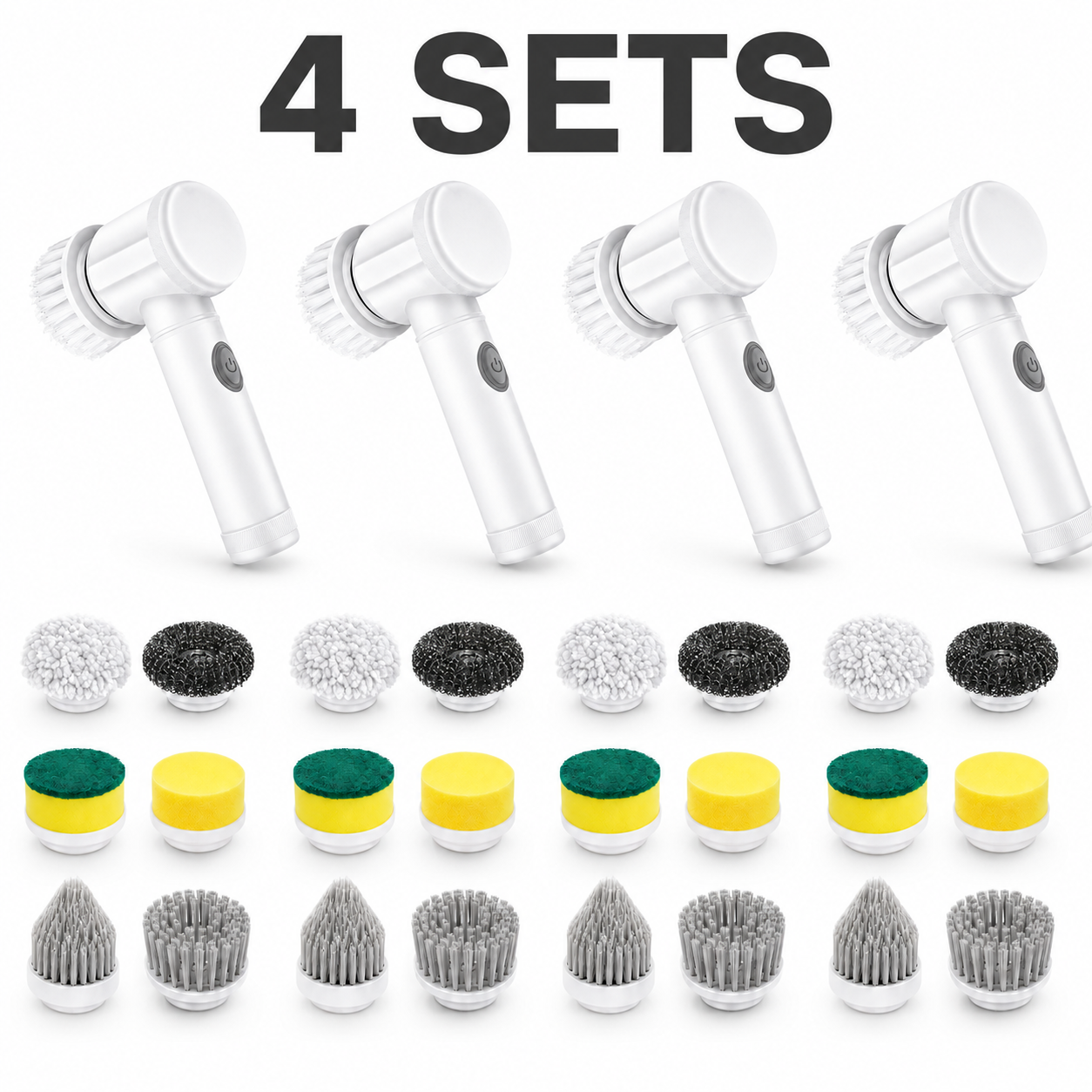 Vortiqo® 6-in-1 Cordless Electric Spin Scrubber（upsell）
