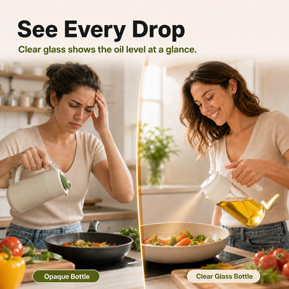 🔥FINAL DAY 80% OFF -Dluvivo® 2-in-1 Glass Olive Oil Sprayer & Dispenser（mst-upsell）