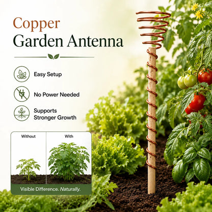 Copper Antenna Garden Stake（upsell）