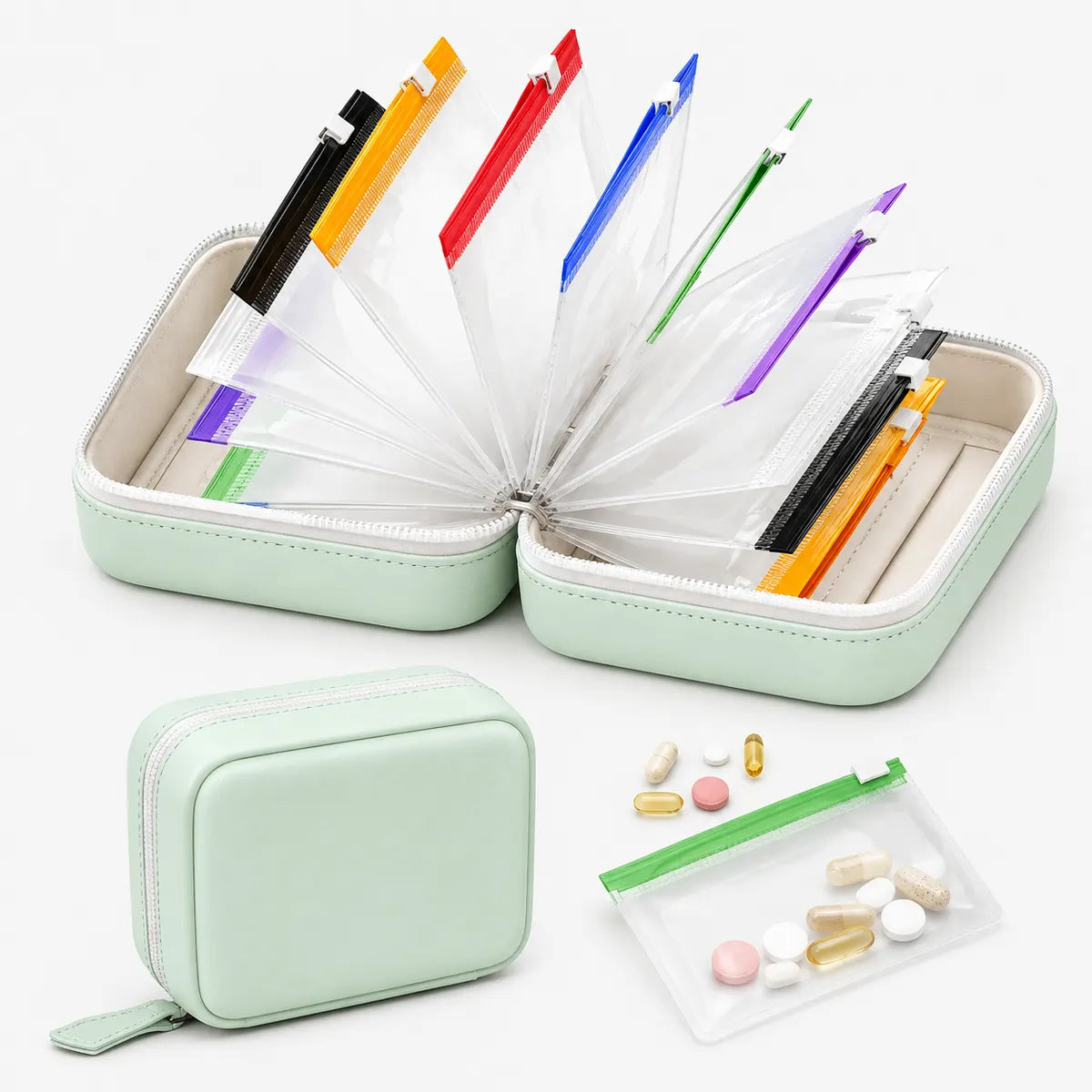 14-Pouch Travel Pill Organizer