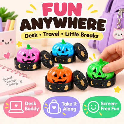 Pastel Pumpkin Slow-Rise Squishy Set – Cute Gift for Kids & Adults