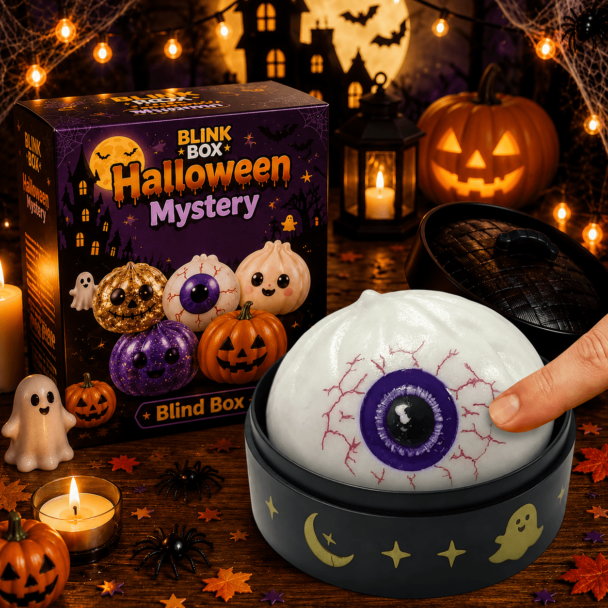 Halloween Mystery Dumpling Squishy Blind Box 🎃