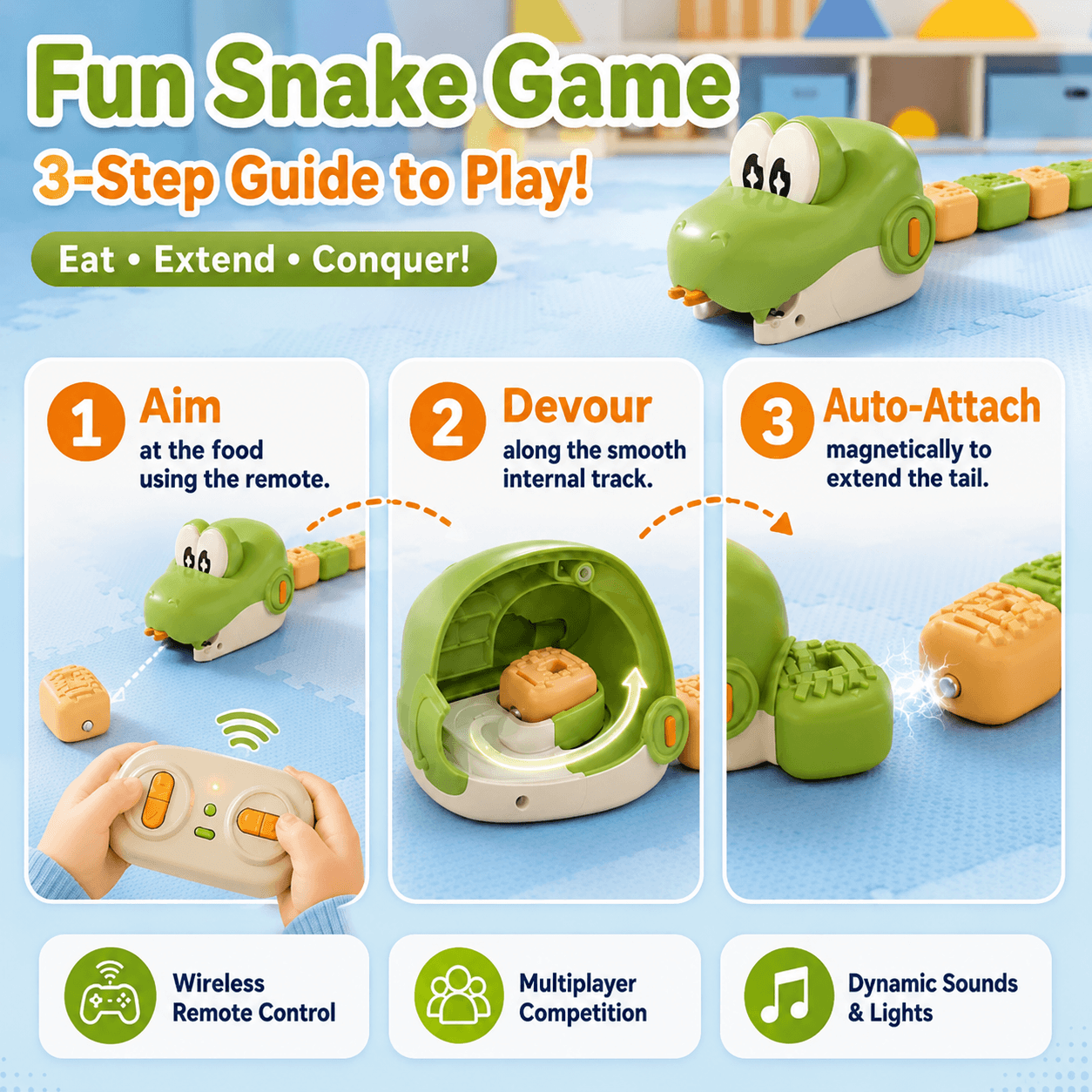 The Snake That Grows as It Goes!