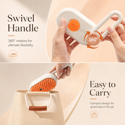4-in-1  Rechargeable Pet Steam Brush（upsell-mst）