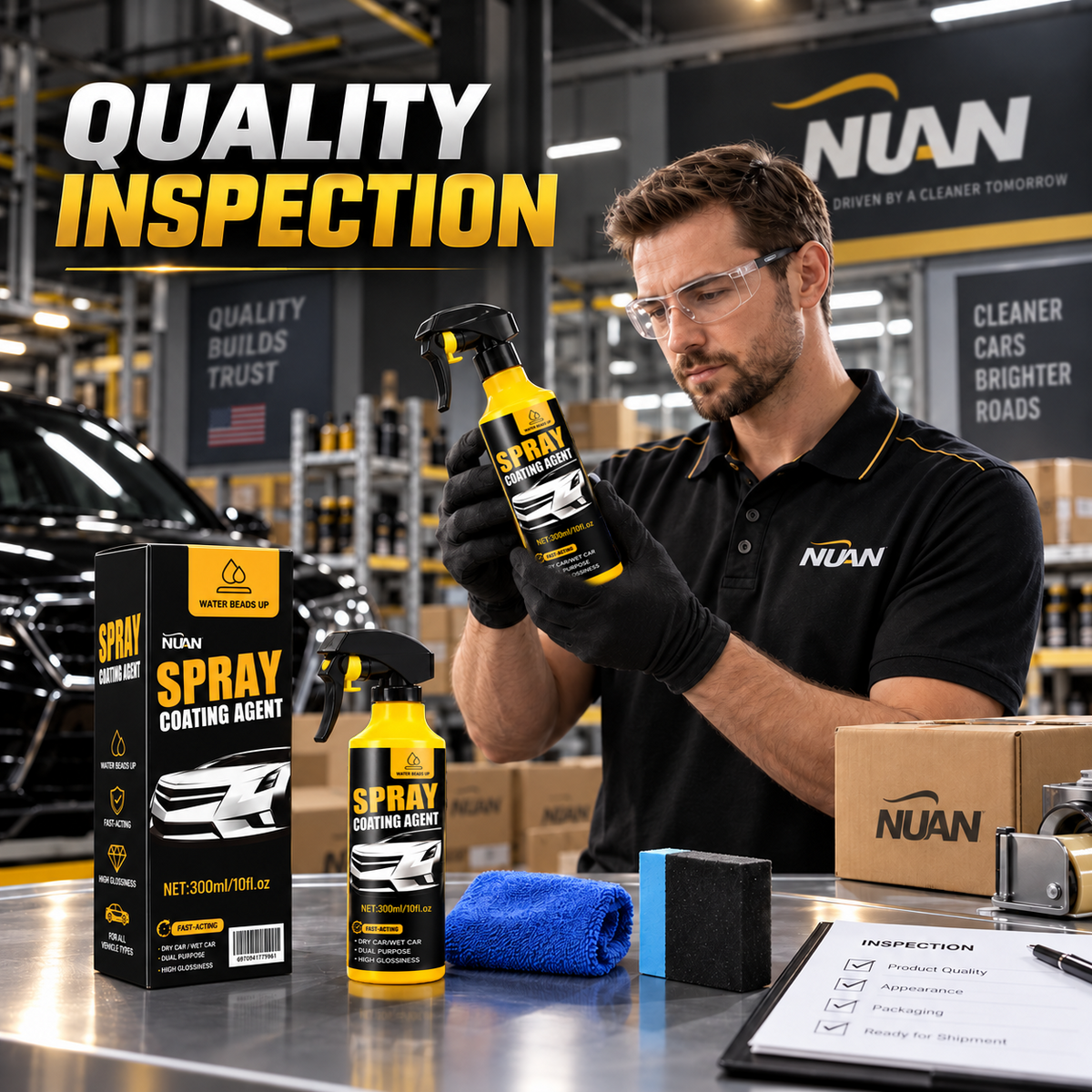 🚗80% OFF — Nano Car Coating Spray| Hydrophobic Gloss & Protection