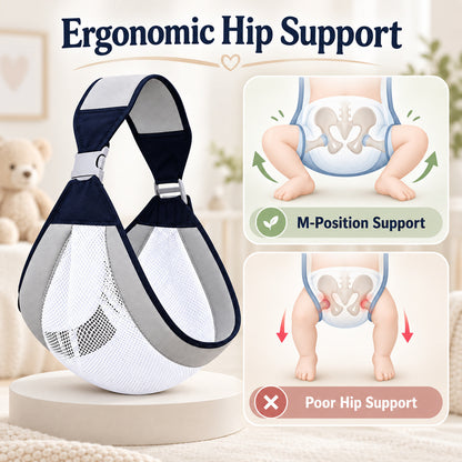 Breathable Mesh Baby SlingLight Carry, Close Comfort