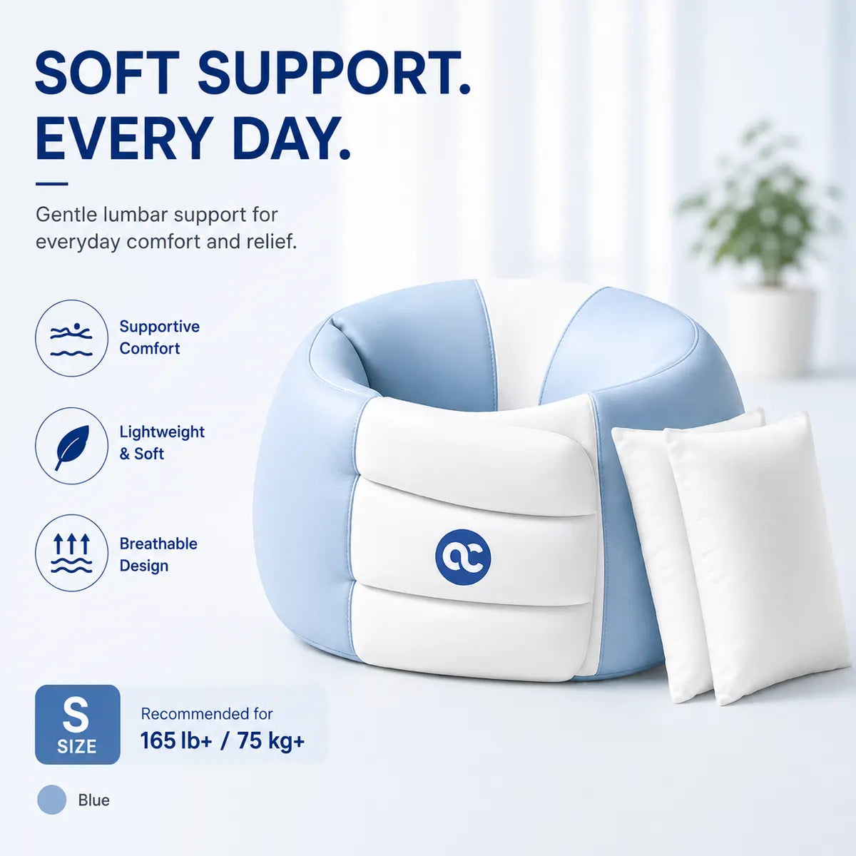 LumaNest® 360° Wrap-Around Lumbar Support for Better Sleep and All-Day Comfort（upsell）