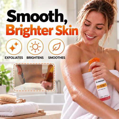 No-Scrub Face & Body Exfoliating Spray for Rough, Bumpy-Feeling Skin