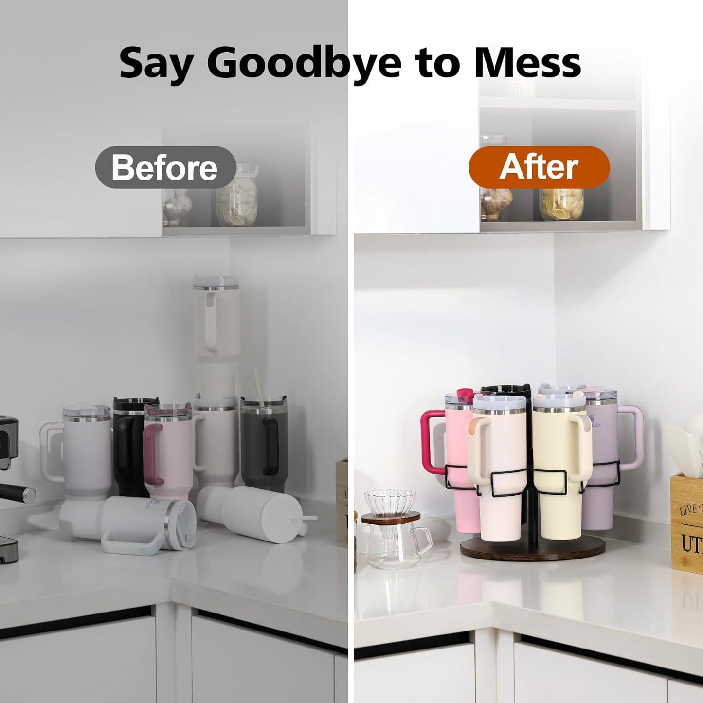 Rotating Stanley Cup Organizer Holder（69.99）