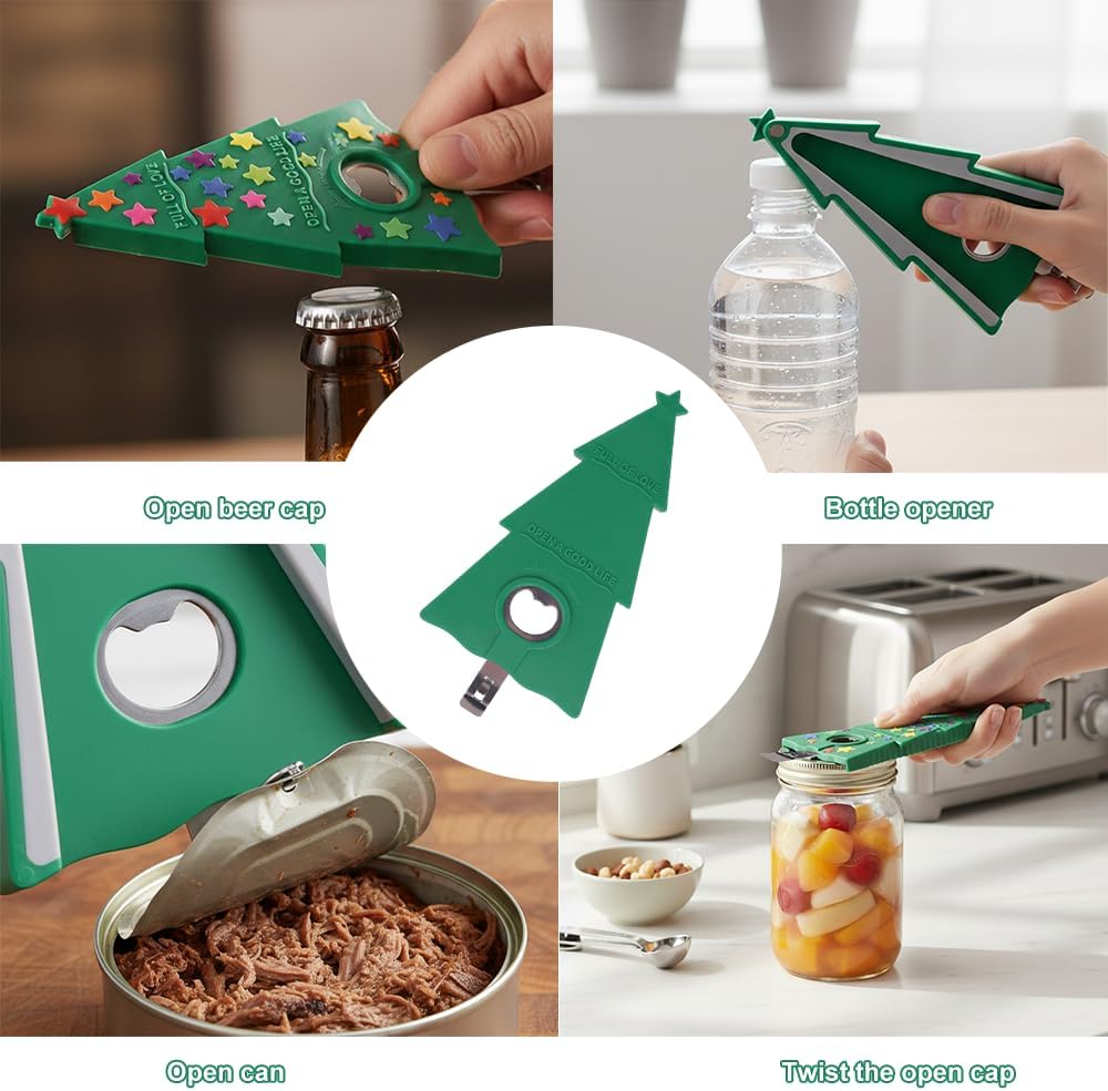 GripTree®-CHRISTMAS TREE Multi-Function Bottle & Can Opener