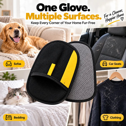 ✨Last Day 50% OFF - Pet hair remover Electrostatic gloves