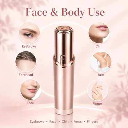 Dluvivo® Dual-Head Electric yebrow Trimmer Rechargeable Rose