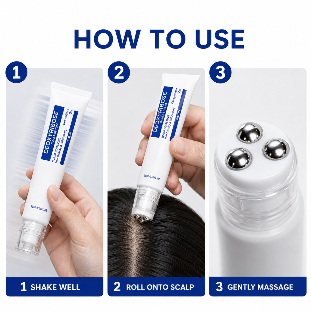 Deoxyribose Scalp Serum Roll-On