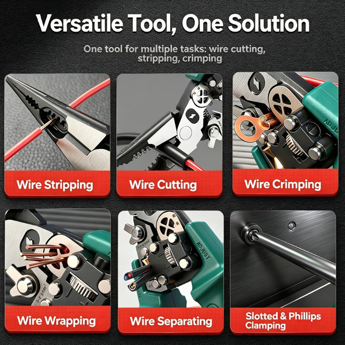 🔥 #1 Must-Have Electrician Tool — 8-in-1 Digital Pliers