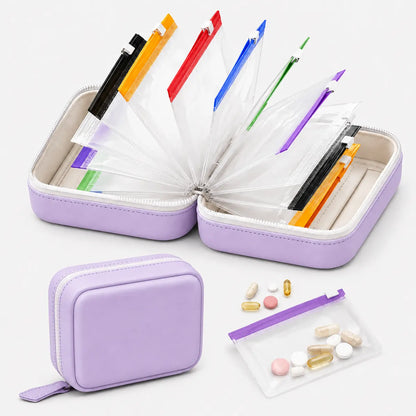 14-Pouch Travel Pill Organizer
