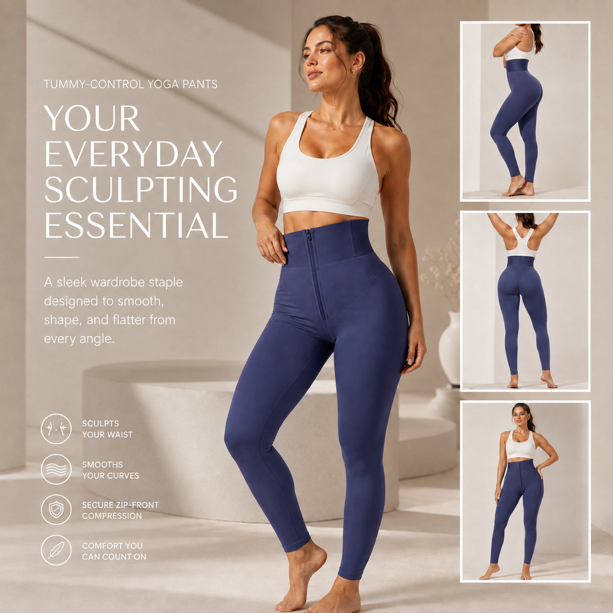 🔥 70% OFF — Tummy-Control Sculpting Yoga Leggings — LIMITED-TIME DEAL