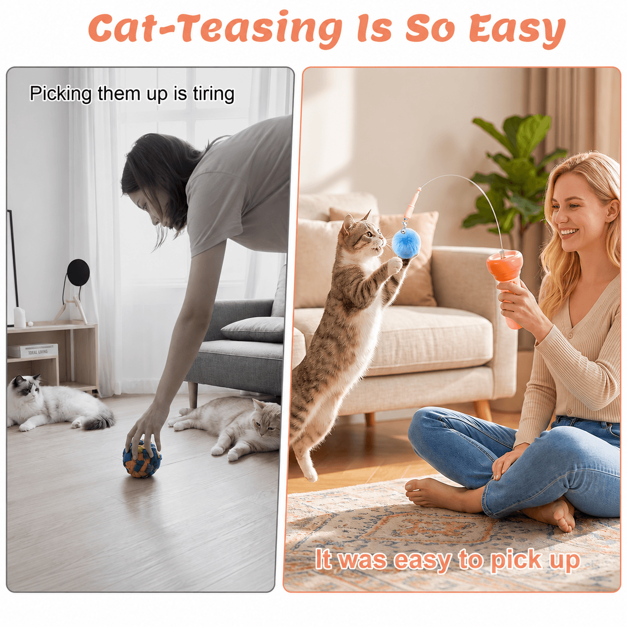 Pounzora®  Interactive Cat Ball Launcher