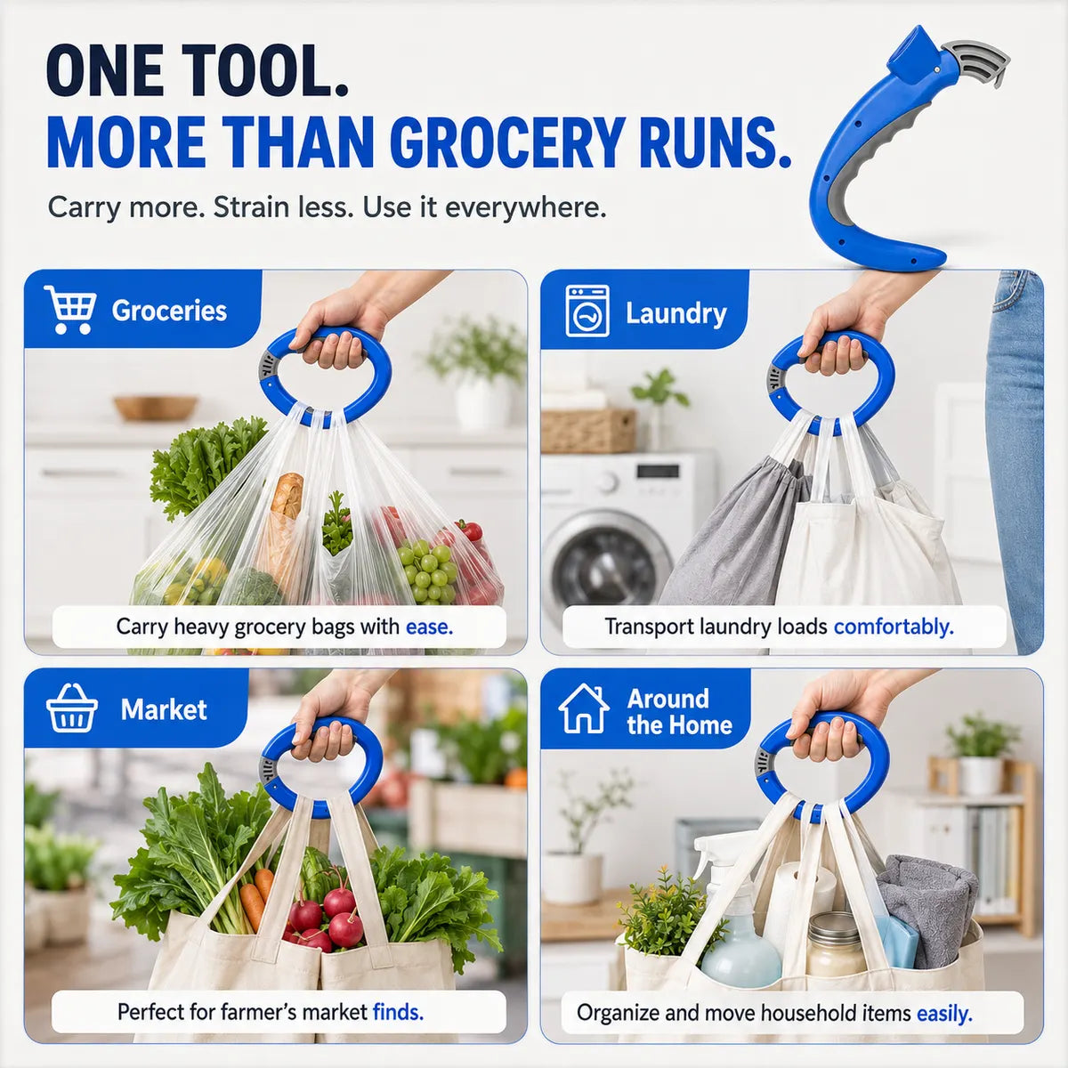 Dluvivo® Grocery Bag Carrier Holder（upsell）
