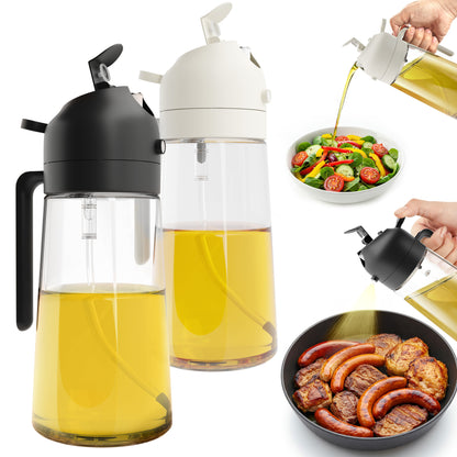 2-in-1 Glass Olive Oil Sprayer & Dispenser（29.99）