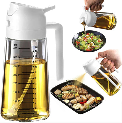 2-in-1 Glass Olive Oil Sprayer & Dispenser（29.99）