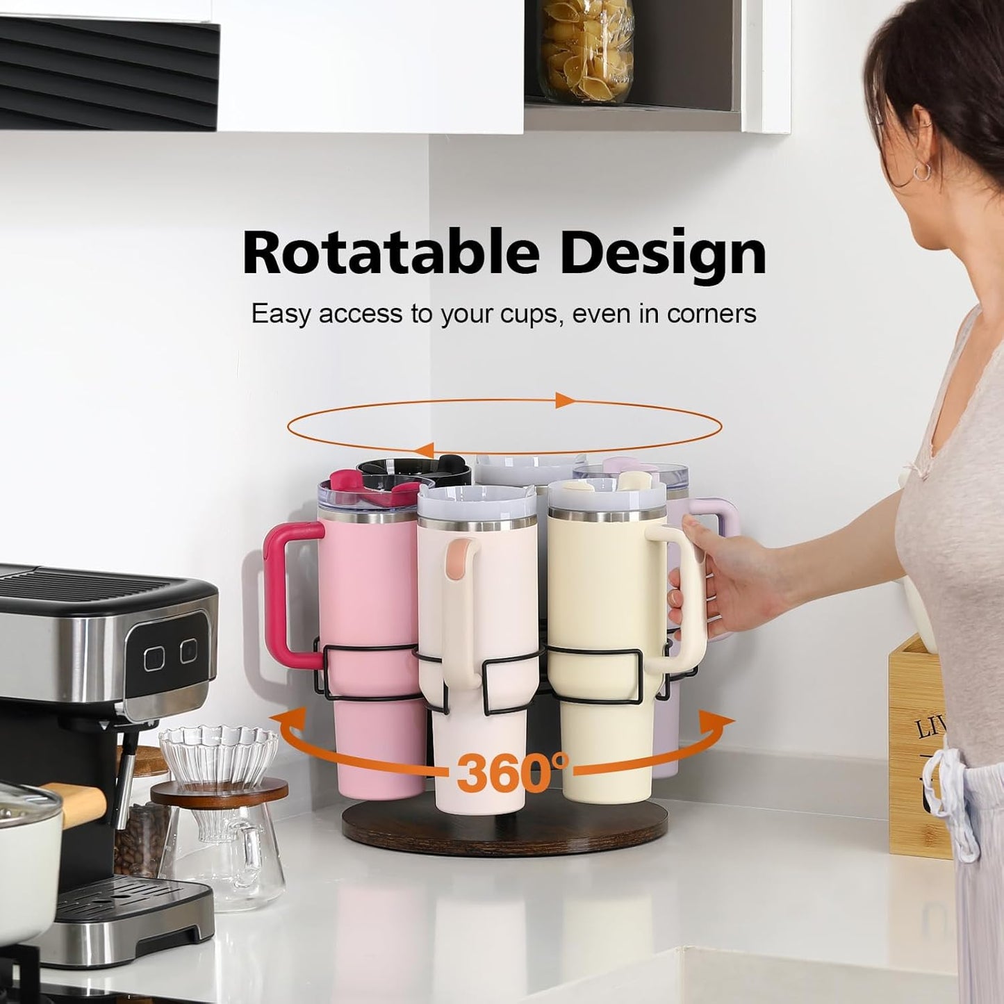Rotating Stanley Cup Organizer Holder（69.99）