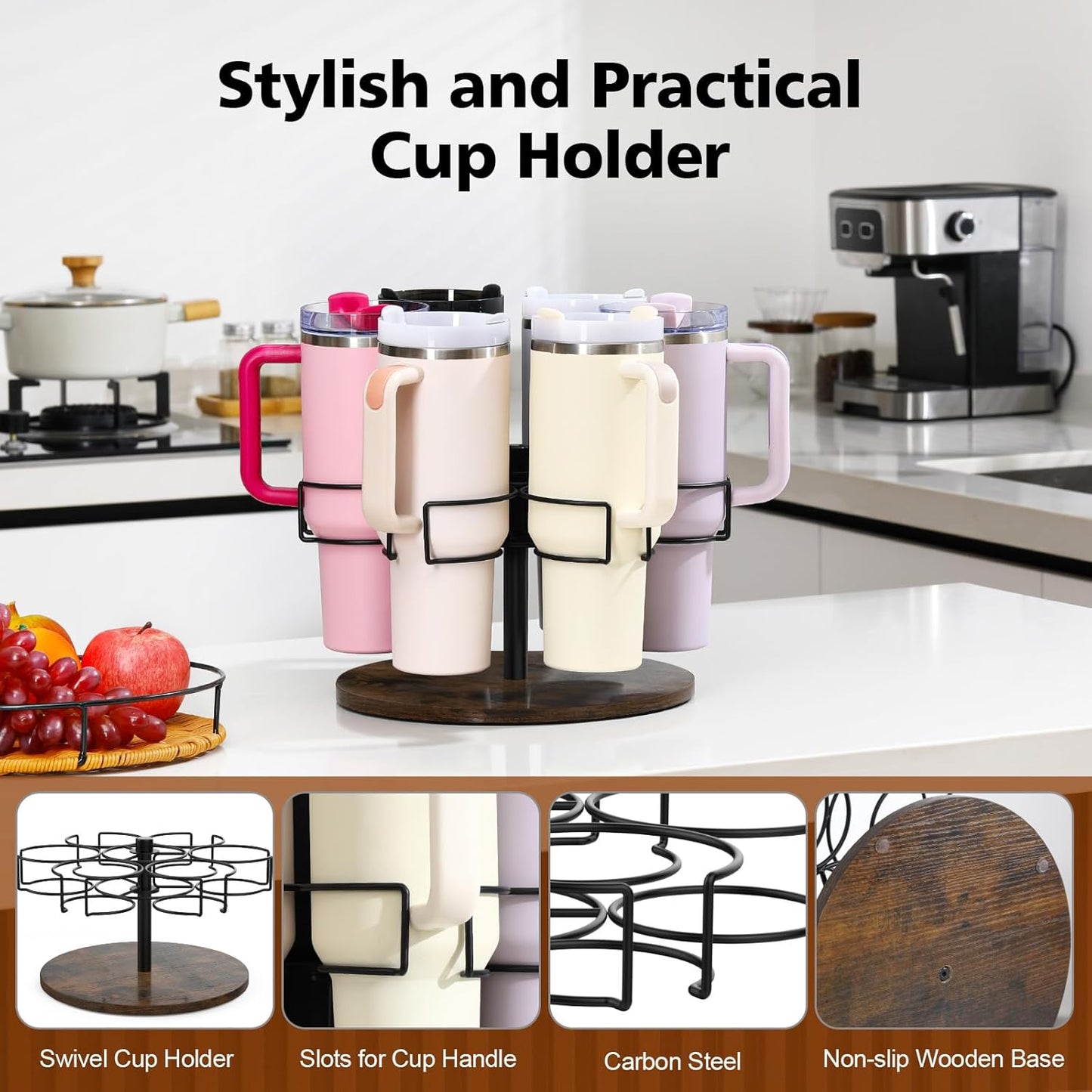 Rotating Stanley Cup Organizer Holder（69.99）