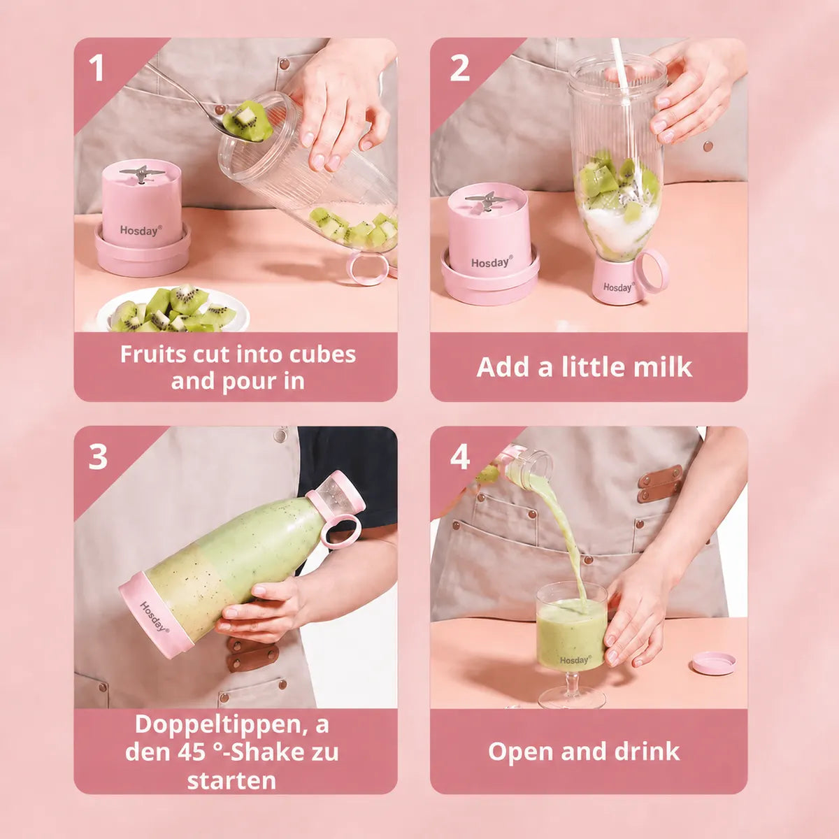 Hosday® - Portable Blender Juicer Cup
