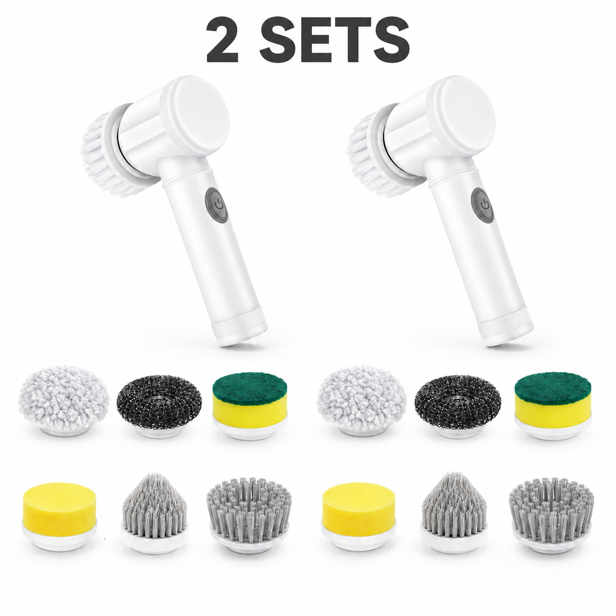 Vortiqo® 6-in-1 Cordless Electric Spin Scrubber（upsell）