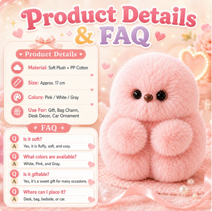 Cute AI Shy Emotional Companionship Robot Plush Toy - Sings, Repeats & Turns Its Head 👀 🦉upsell