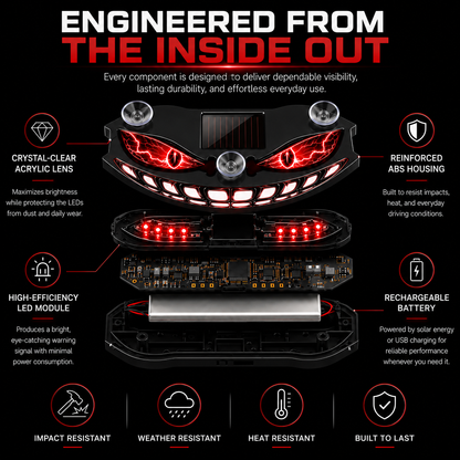 DEMON EY Solar LED Car Light（upsell）