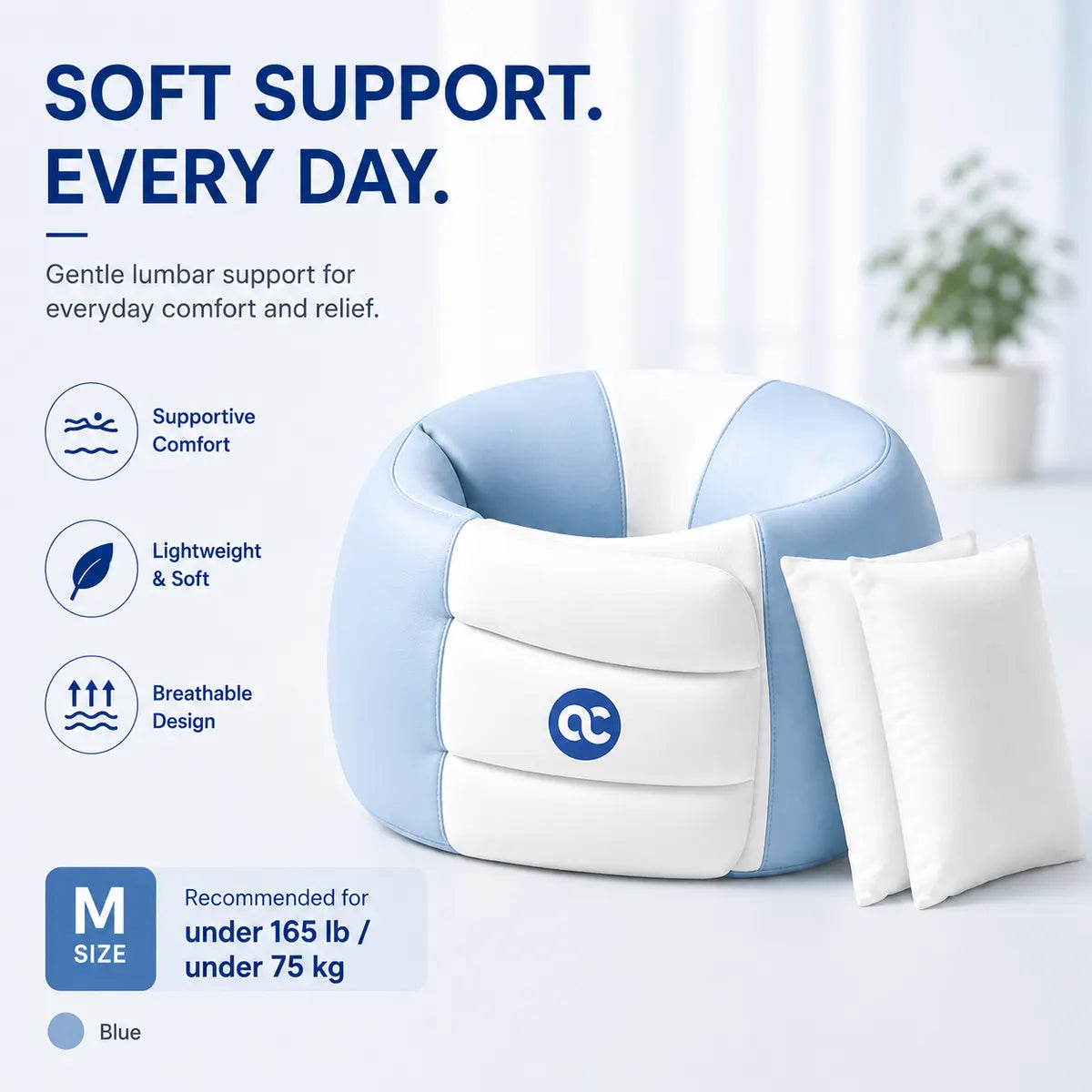 LumaNest® 360° Wrap-Around Lumbar Support for Better Sleep and All-Day Comfort（upsell）