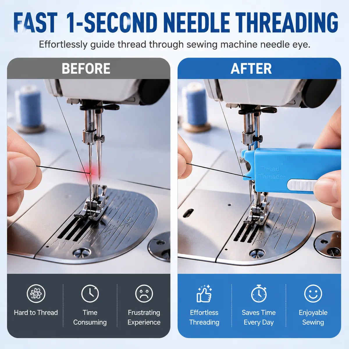 4-IN-1 Sewing Machine Needle Threader