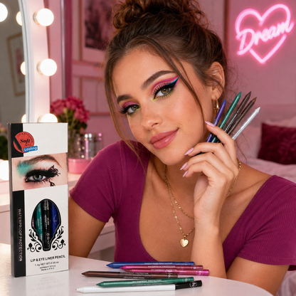 🔥 FINAL CHANCE — 64% OFF — 13-Color Waterproof Lip & Eye Liner Pencil Set