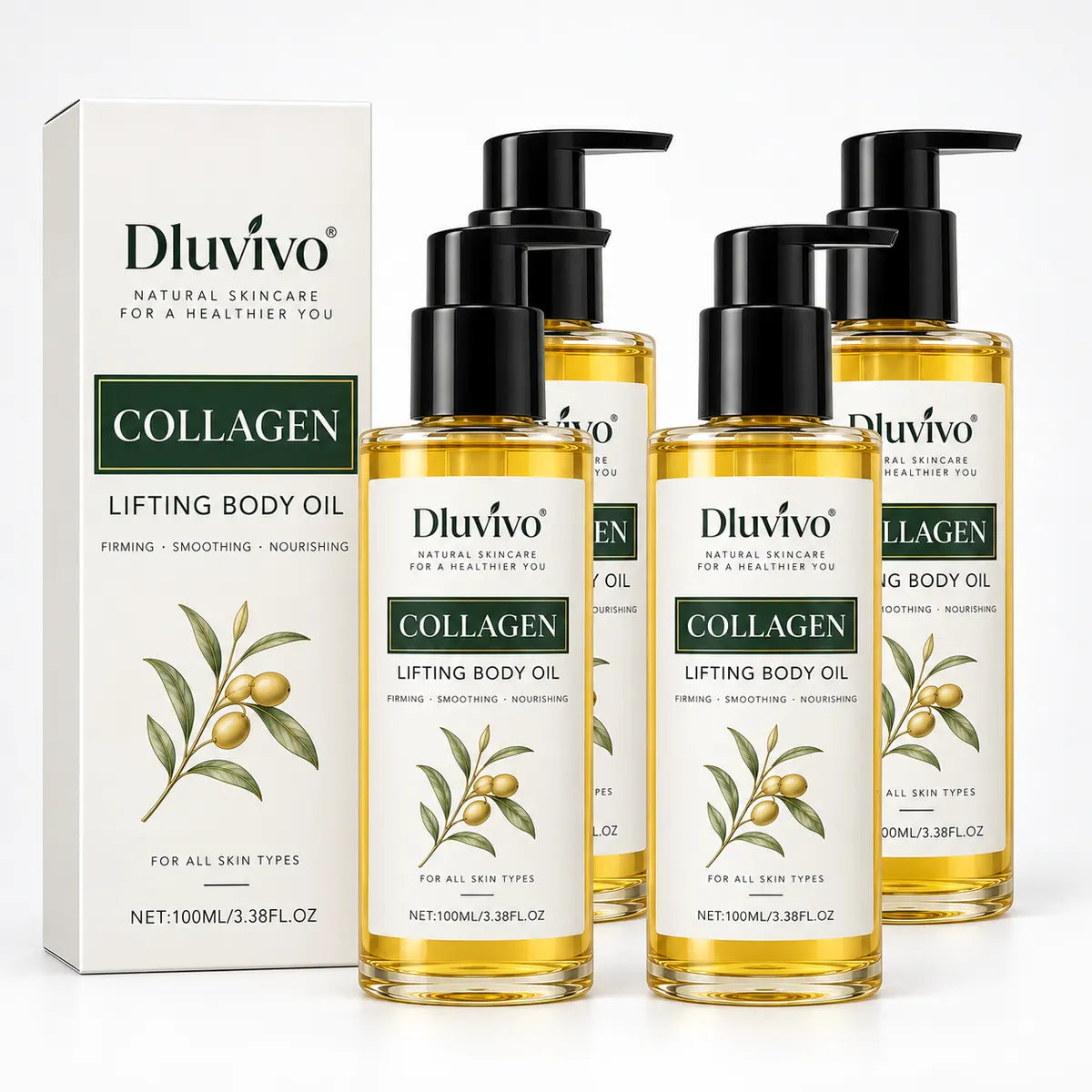 Dluvivo Collagen Firming Body Oil — Smoother, Nourished-Looking Skin
