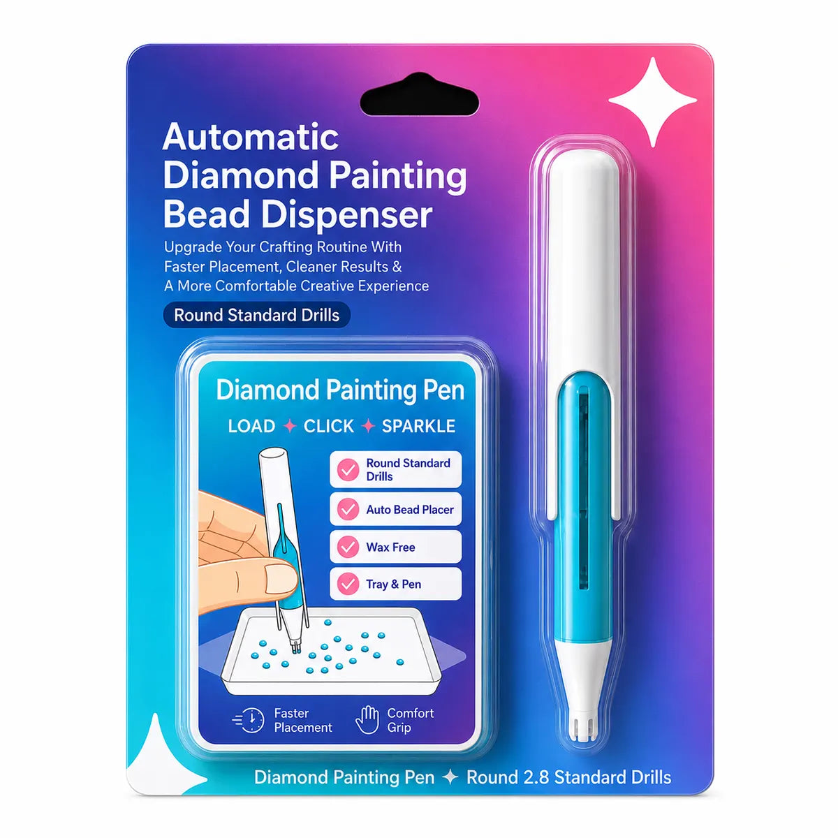 Drillora® Automatic Diamond Painting Bead Dispenser Pen 💎