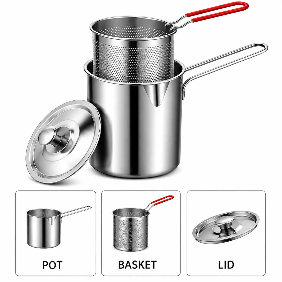 🔥 LAST DAY — 50% OFF Personal Mini Deep Fryer Set（upsell）