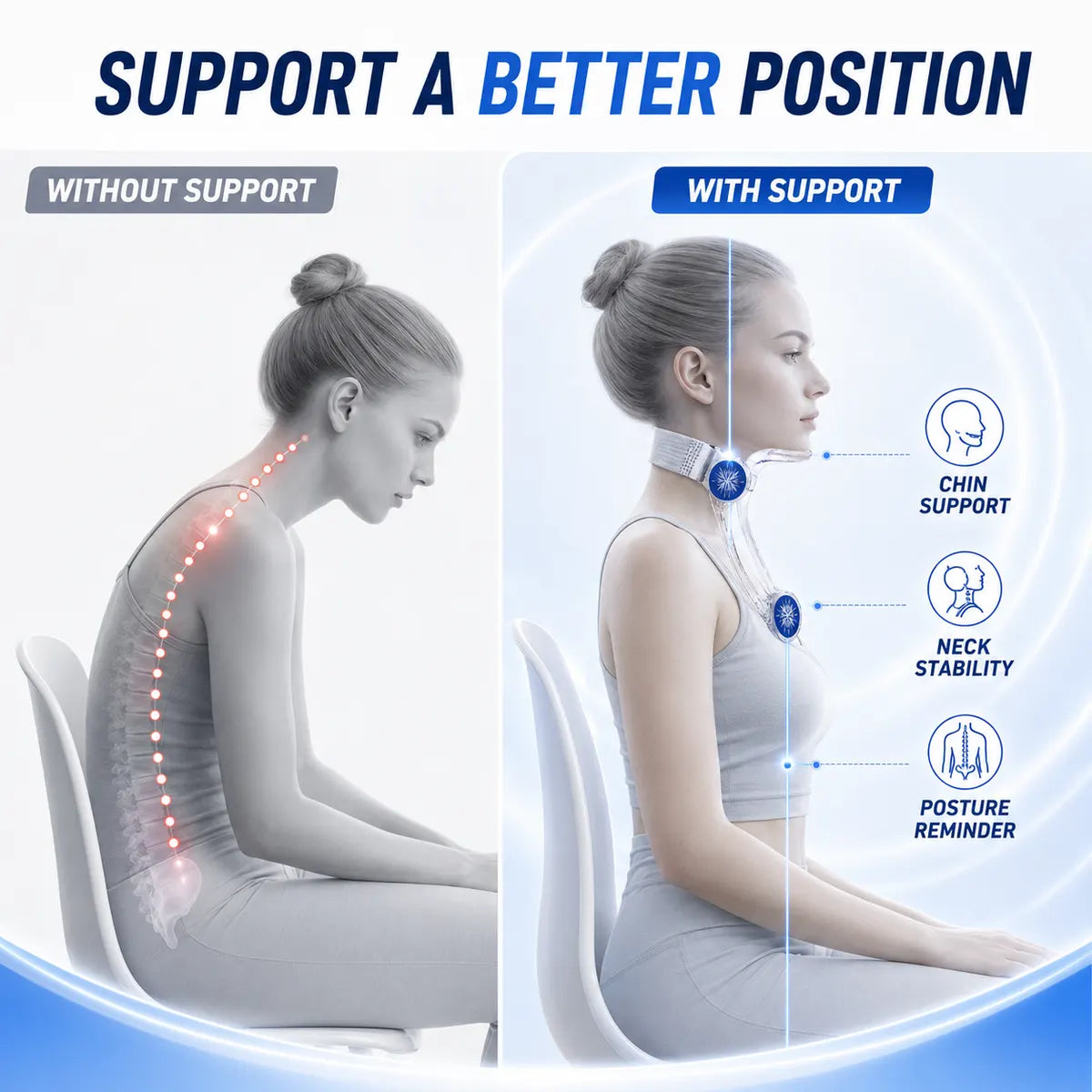 Dluvivo®🔥360° Adjustable Neck Brace