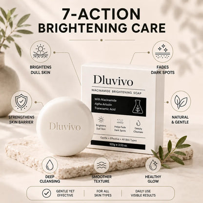 🛁 Niacinamide Brightening Beauty Bar for Dull & Uneven-Looking Skin