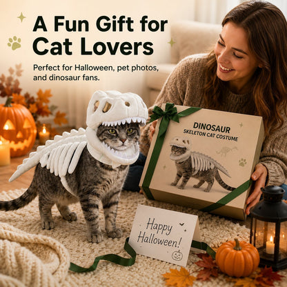 Halloween gift idea for cat and dinosaur lovers