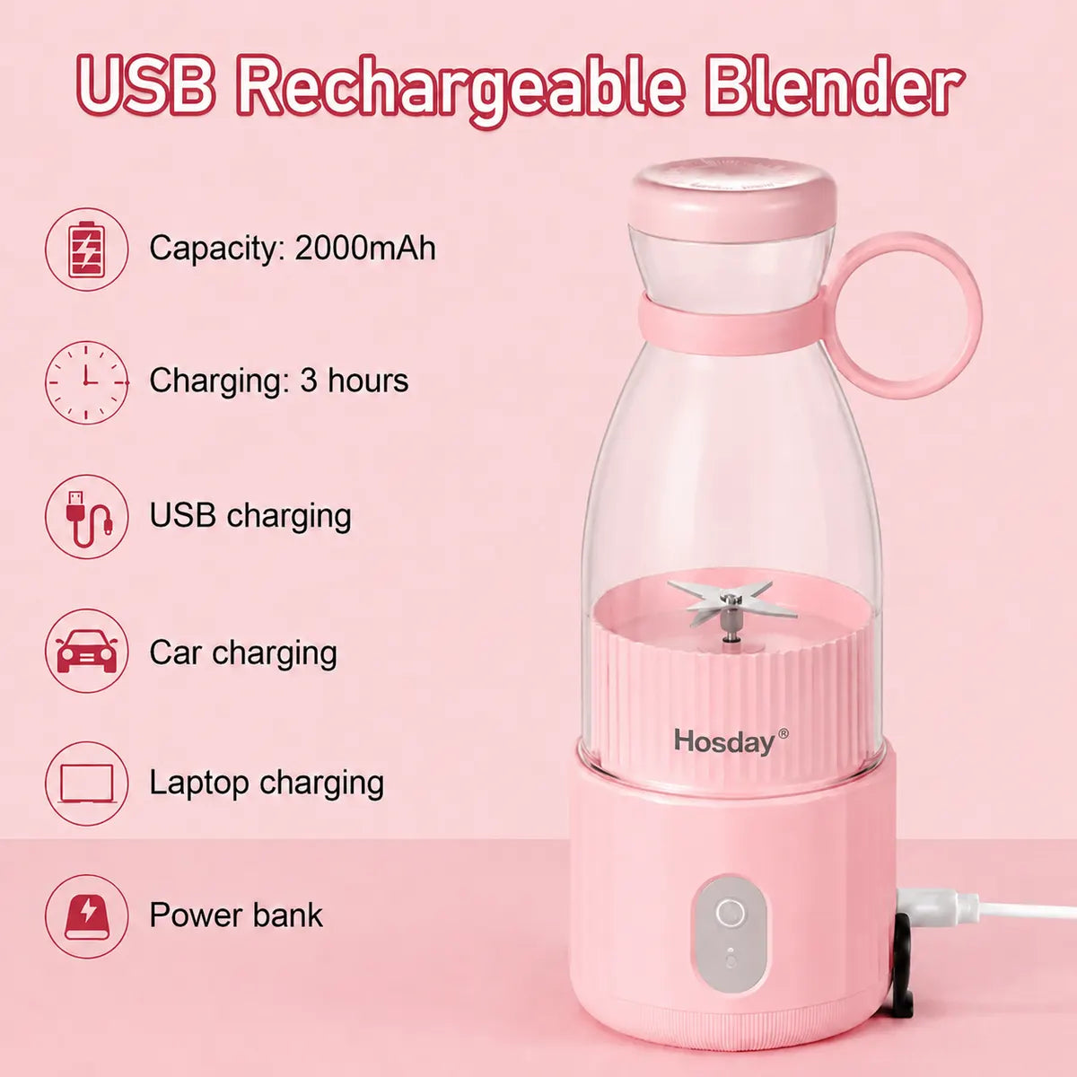 Hosday® - Portable Blender Juicer Cup