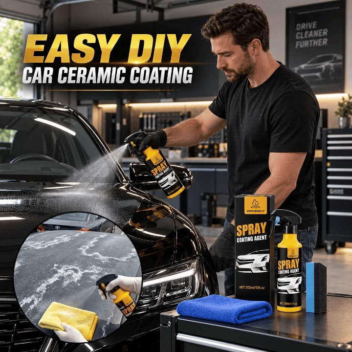 🚗80% OFF — Nano Car Coating Spray| Hydrophobic Gloss & Protection