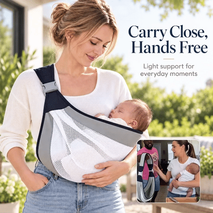 Breathable Mesh Baby SlingLight Carry, Close Comfort