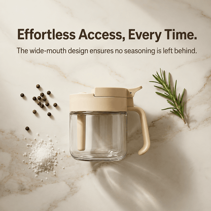 Spiceora® Glass Spice Jars with Built-In Spoons（upsell）