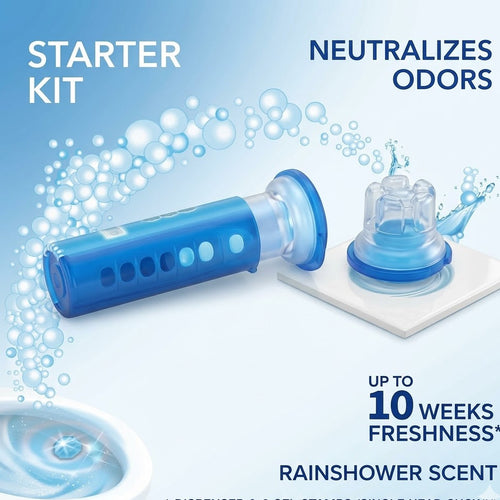Shopoletcosh Crystal Gel Toilet Stamp: The Ultimate Freshness Experience - Automatic Cleaning with Every Flush, Neutralizes Odors & Prevents Stains