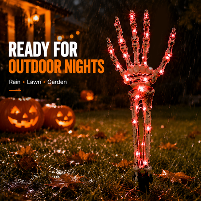 🔥 LAST CHANCE — 50% OFF Dluvivo® Light-Up Skeleton Hand Yard Stakes