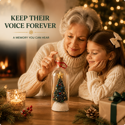 🎄 CHRISTMAS SPECIAL — 50% OFF Christmas Voice Keepsake Bottle