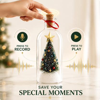 🎄 CHRISTMAS SPECIAL — 50% OFF Christmas Voice Keepsake Bottle