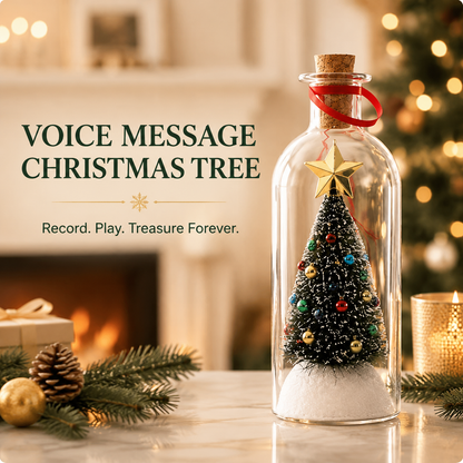 🎄 CHRISTMAS SPECIAL — 50% OFF Christmas Voice Keepsake Bottle