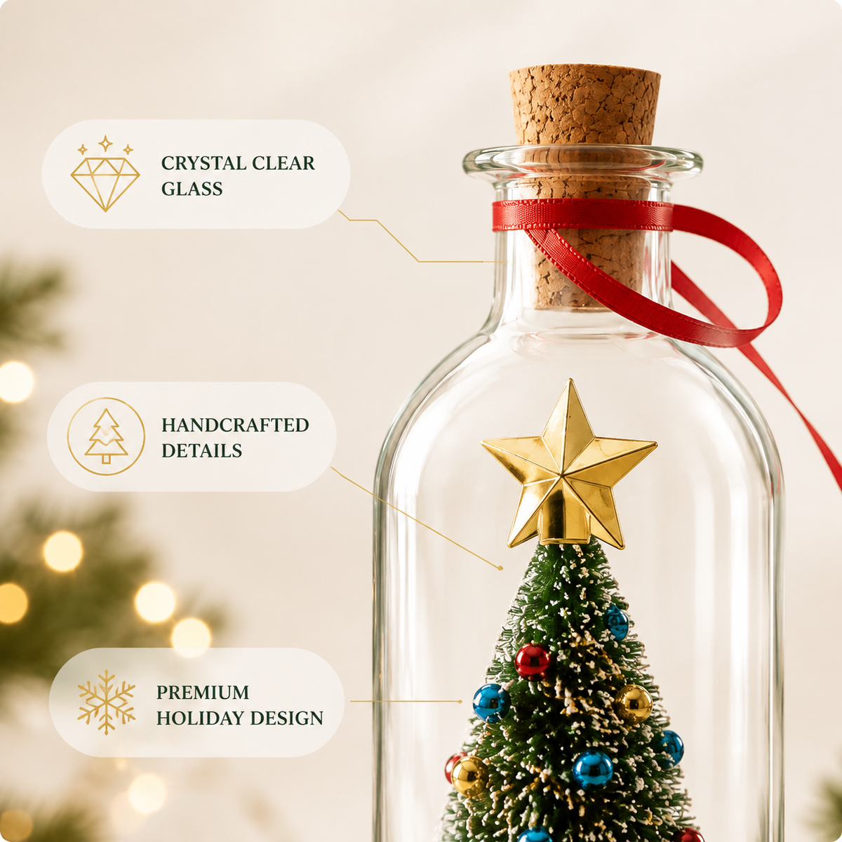 🎄 CHRISTMAS SPECIAL — 50% OFF Christmas Voice Keepsake Bottle